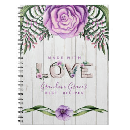 RECEPTEN - Cadeau voor familie oma moeder op maat Notitieboek