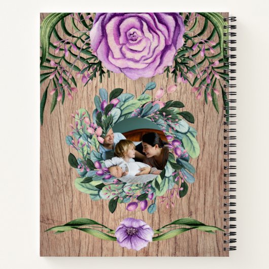 RECEPTEN - Cadeau voor familie oma moeder op maat Notitieboek (Achterkant)