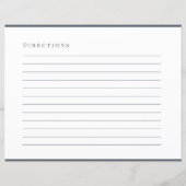 Recepten | Elegant chique stenen grijs recept Kaar (Achterkant)