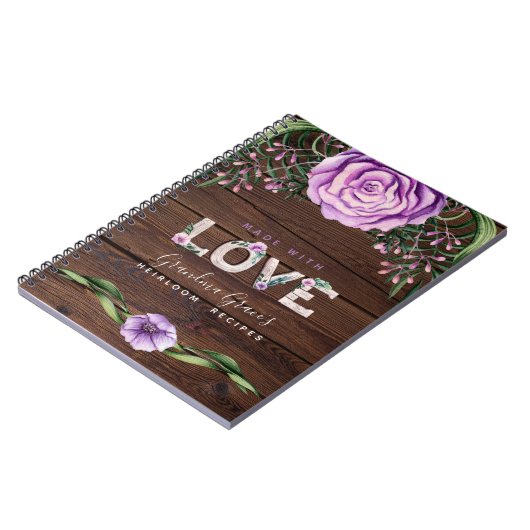 RECEPTEN - Erfstuk Cadeau Oma Moeder Mam Notitieboek (Linkerzijde)