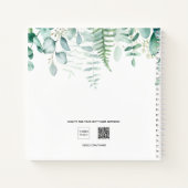 Recepten eucalyptus greenry bosnaam notitieboek (Achterkant)