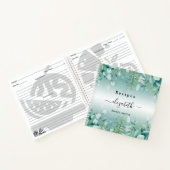 Recepten eucalyptus groen bos naam notitieboek (Binnen)