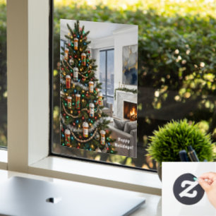 Recepten Fles Boom Medische Vakantie Raamsticker