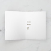 Recepten gevouwen Wenskaart Feestdagen Kaart (Binnen)