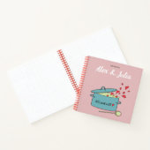 Recepten Journal met harten Notitieboek (Binnen)