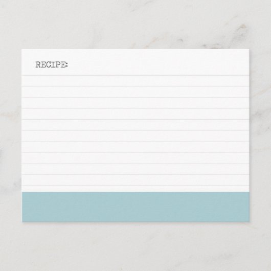 recepten kaart (Voorkant)