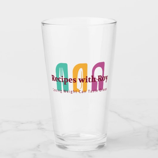 Recepten met Roy 16oz Pint Glass Glas (Voorkant)