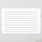 Recepten Modern Script uit de keuken Recept Kaart (Achterkant)