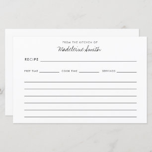Recepten Modern Script uit de keuken Recept Kaart