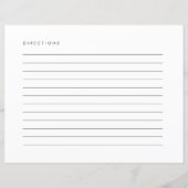 Recepten | Modern van mijn keukenrecept Kaart (Achterkant)