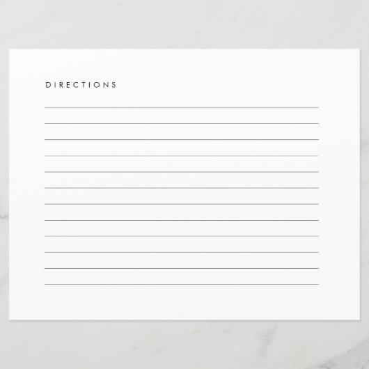 Recepten | Modern van mijn keukenrecept Kaart (Achterkant)