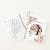 Recepten pampasgras roos goud roze fotoboog notitieboek (Binnen)