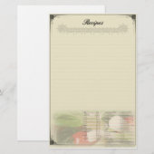 Recepten Persoonlijk Briefpapier (Voorkant / Achterkant)