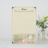 Recepten Persoonlijk Briefpapier (Staand voorkant)