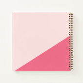 Recepten roze keukengerei kookboek notitieboek (Achterkant)