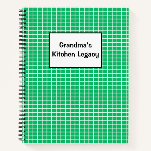 Recepten uit Oma's Keuken Erfgoed Notitieboek (Voorkant)