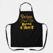 Recepten van de beste chef Black Schort (Voorkant)