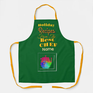Recepten van de beste chef Coffee Pot Groen Schort