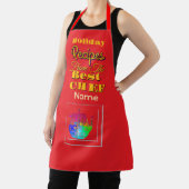 Recepten van de beste chef koffiepot rood  schort (Insitu)