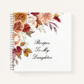 RECEPTEN VOOR MIJN DOCHTER NOTITIEBOEK (Voorkant)