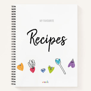 Receptenboek om in te schrijven notitieboek