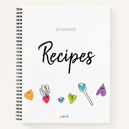 Receptenboek om in te schrijven notitieboek (Voorkant)