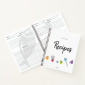 Receptenboek om in te schrijven notitieboek (Binnen)