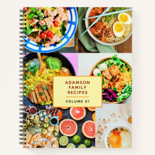 Receptenboek van de trendy familie.   Keuken op ma Notitieboek
