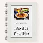 Receptenboek voor elke keuken notitieboek (Voorkant)