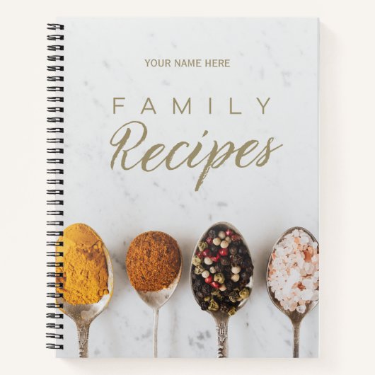 Receptenboek voor elke keuken notitieboek (Voorkant)