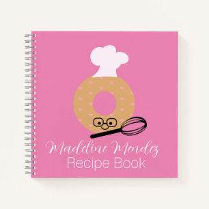 Receptenboek voor kinderen met donut notitieboek