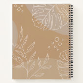 Receptenjournaal dat kan worden gepersonaliseerd notitieboek (Achterkant)