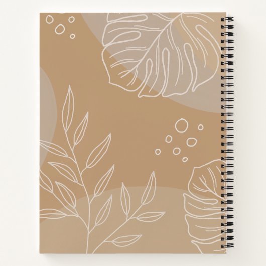 Receptenjournaal dat kan worden gepersonaliseerd notitieboek (Achterkant)