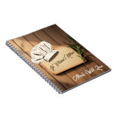 Receptenjournaal voor Nieuwe Tradities | Houten Re Notitieboek (Rechterzijde)