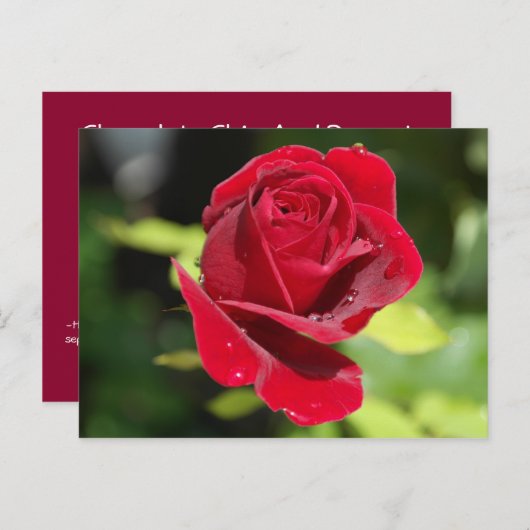 Receptenkaart Chocolade Chip Pindakaas Cookie Briefkaart (Voorkant / Achterkant)