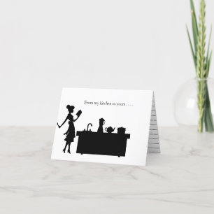 Receptenkaart - Van mijn keuken naar de jouwe Bedankkaart