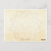 Receptenkaarten Grootmoeder Oud Tijdig Kijken Briefkaart (Achterkant)