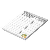 Receptenrecept Notitieblok: Notitieblok (Linkerzijde)