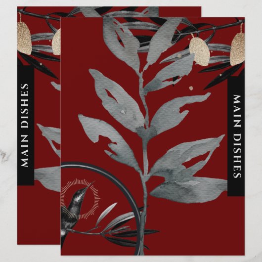 Receptenverdeler | Belangrijkste gerechten | WATER (Voorkant / Achterkant)