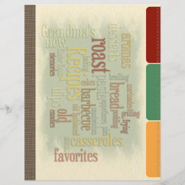 Receptenverdelers met Faux Tabs voor Recept Multom