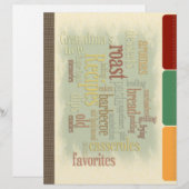 Receptenverdelers met Faux Tabs voor Recept Multom (Voorkant / Achterkant)