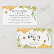Receptenverzoek voor bruidsfeest 'Found Her Honey 