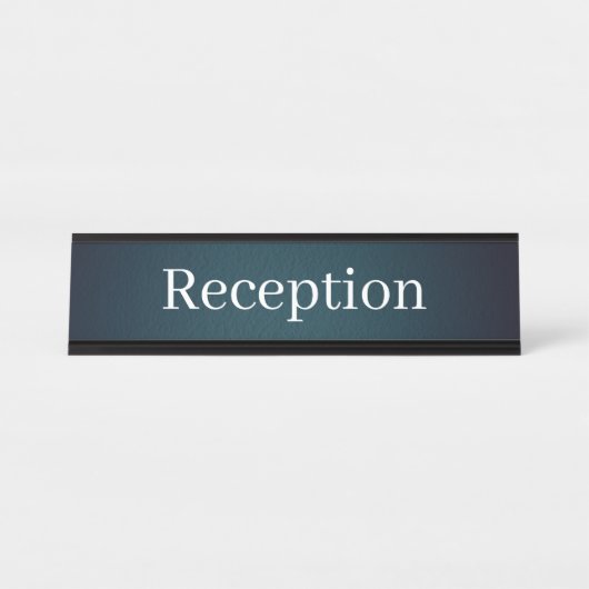 Receptie Desk Naam Bord Bureau Naambordje (Voorkant)