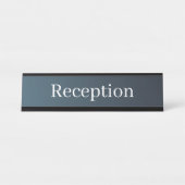 Receptie Desk Naam Bord Bureau Naambordje (Voorkant)
