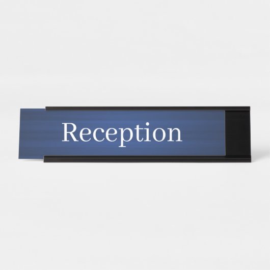 Receptie Desk Naam Bord Bureau Naambordje (Voorkant)
