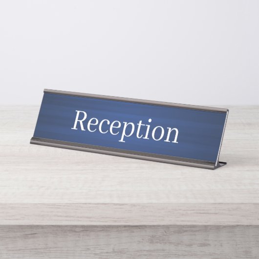 Receptie Desk Naam Bord Bureau Naambordje (Voorkant)