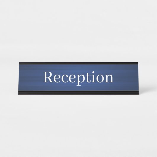 Receptie Desk Naam Bord Bureau Naambordje (Voorkant)