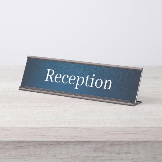 Receptie Desk Naam Bord Bureau Naambordje (Voorkant)
