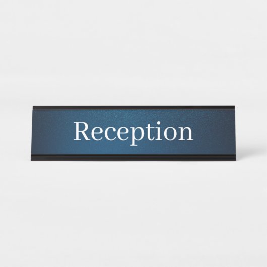 Receptie Desk Naam Bord Bureau Naambordje (Voorkant)