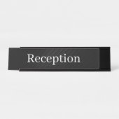 Receptie Desk Naam Bord Bureau Naambordje (Voorkant)